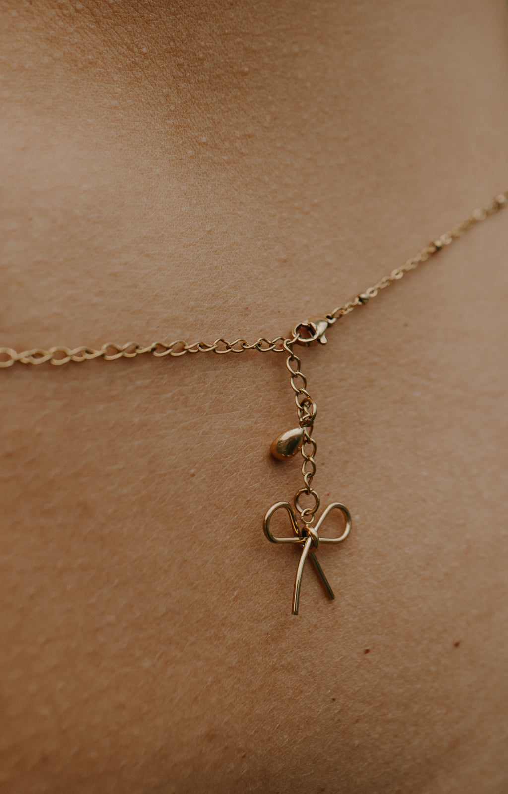 Gold Bow Belly Chain